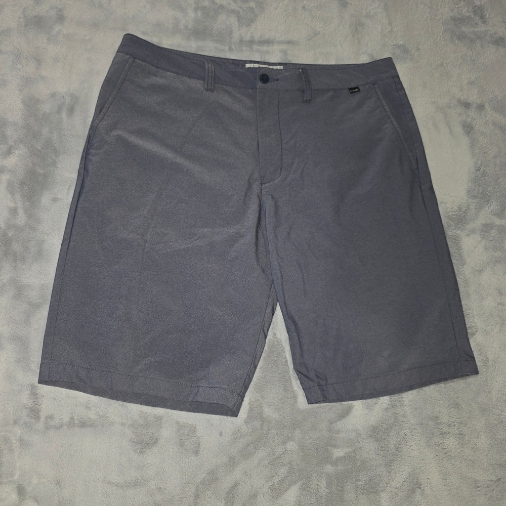 Travis‎ Mathew Mens Golf Shorts Blue Gray Size 38 Performance Stretch Hybrid